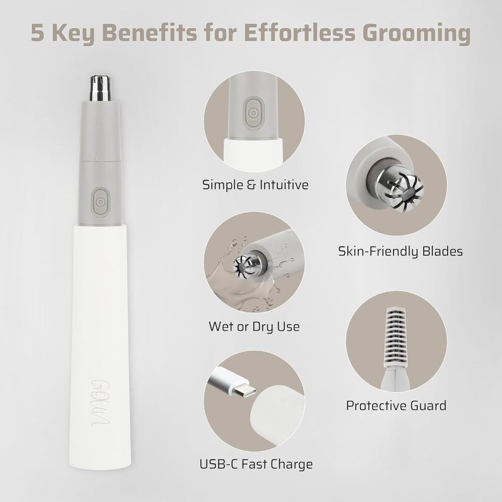 2-in-1 Facial Hair Removal for Women Hair Trimmer NEW IN BOX
